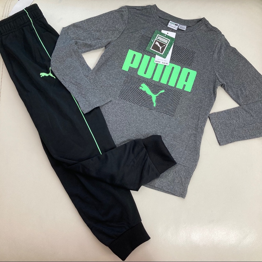 Puma active long sleeve pants set 2278 - Picture 1 of 5